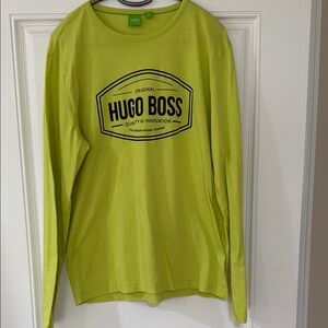 Hugo Boss Bright Green Logo Shirt